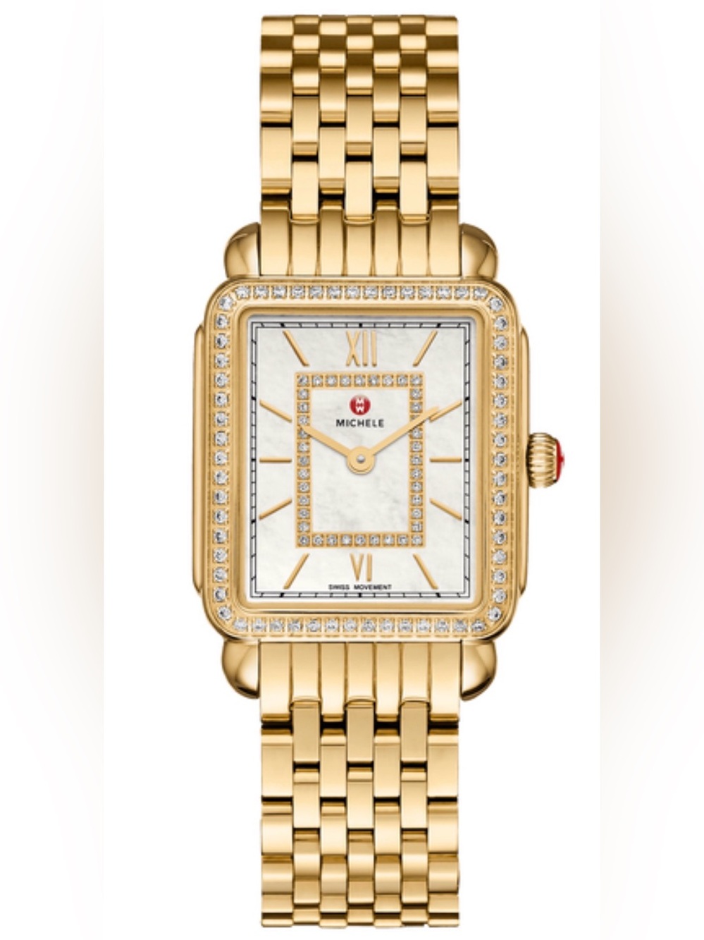 Michele Bracelet Watch Deco II Diamond